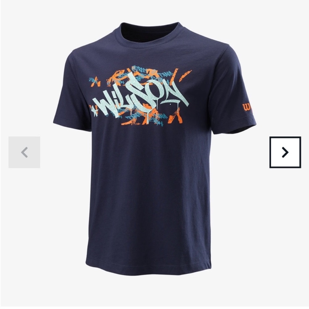 Wilson Mens Paris Hope Tech T-shirt (Brand New)